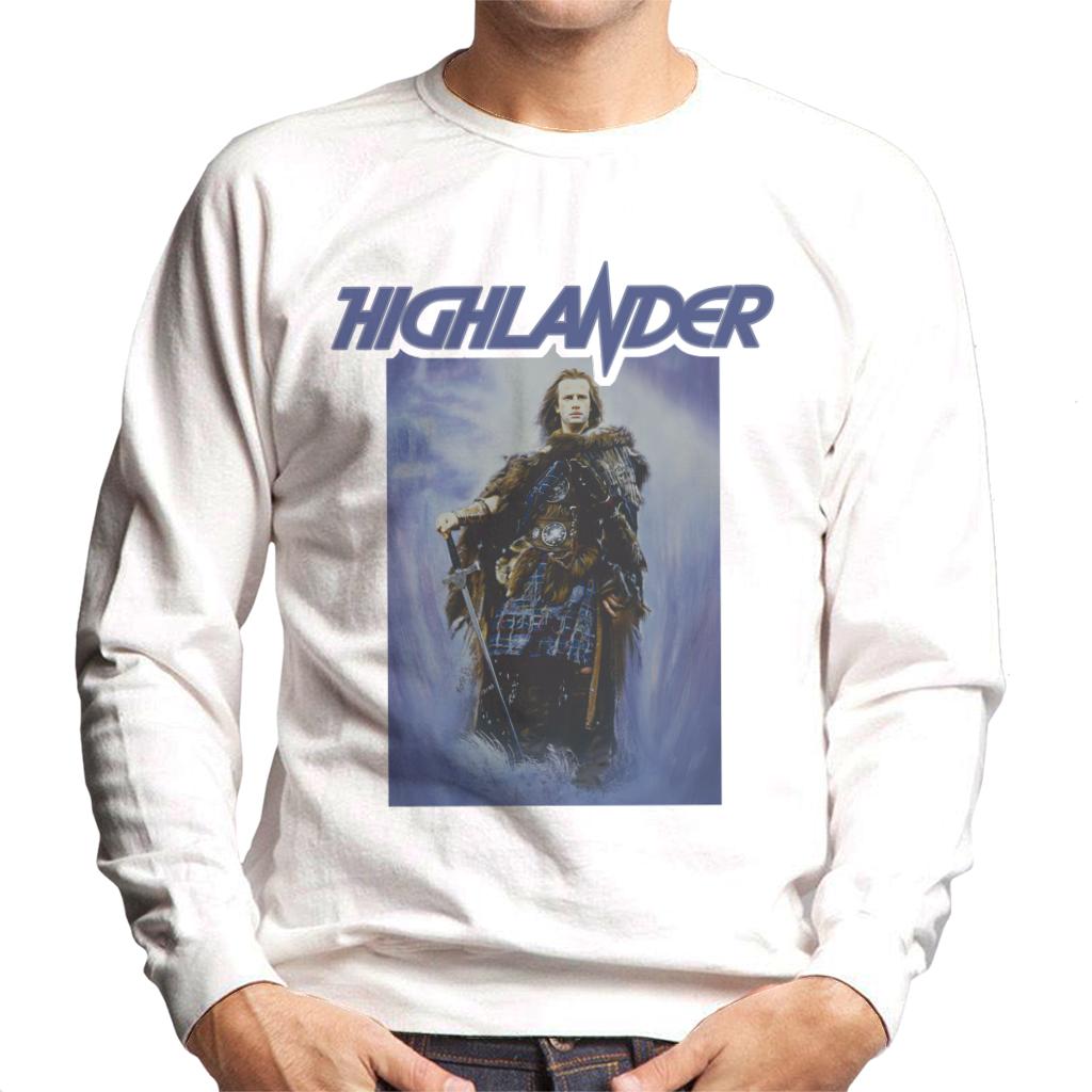 Highlander 1986 Theatrical Poster Men's Sweatshirt-ALL + EVERY