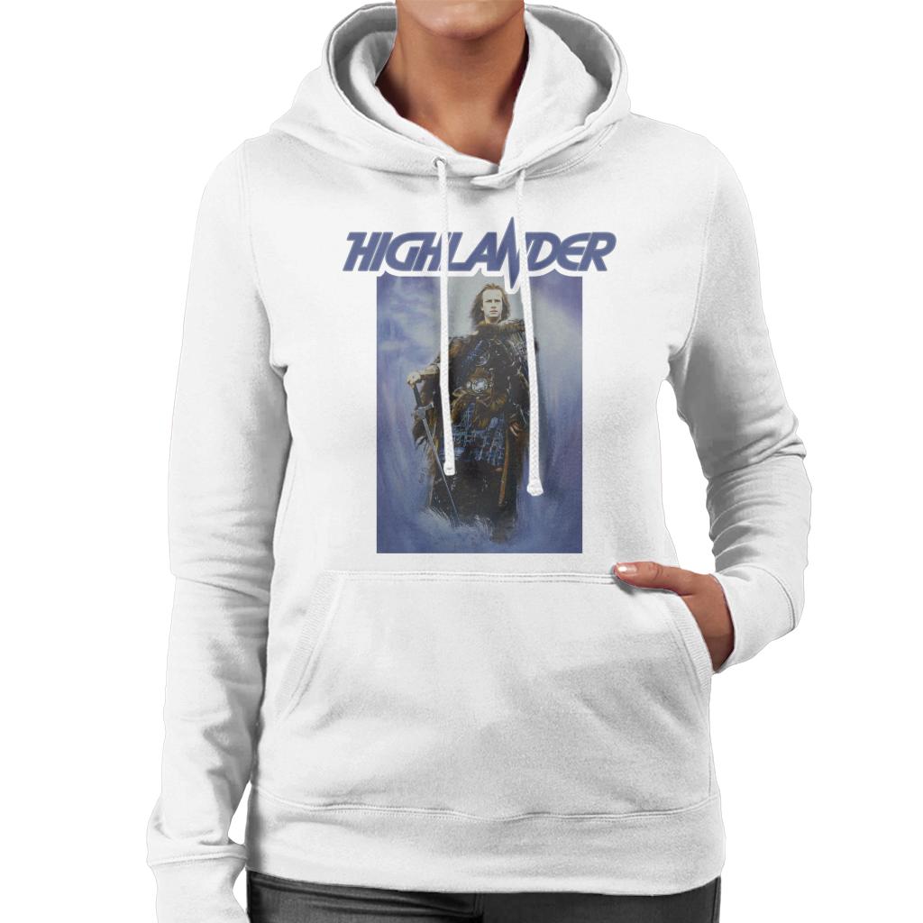 Highlander 1986 Theatrical Poster Women's Hooded Sweatshirt-ALL + EVERY