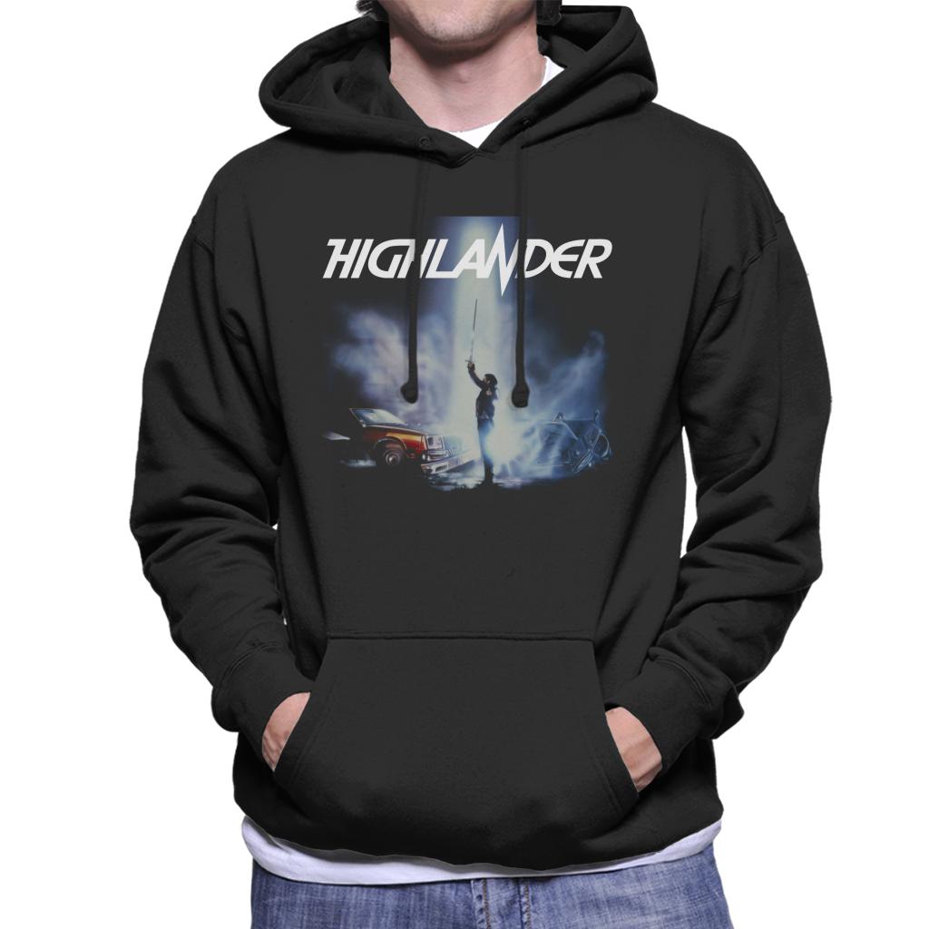 Highlander 1986 Duncan Macleod Lightning Men's Hooded Sweatshirt-ALL + EVERY