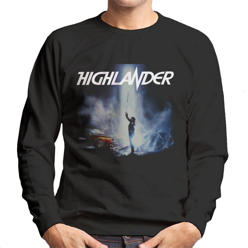 Highlander 1986 Duncan Macleod Lightning Men's Sweatshirt-ALL + EVERY