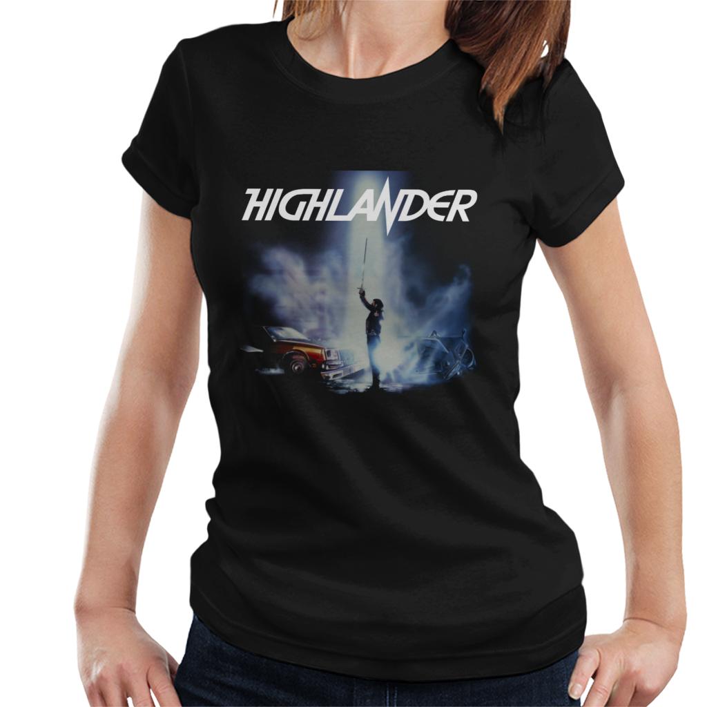 Highlander 1986 Duncan Macleod Lightning Women's T-Shirt-ALL + EVERY