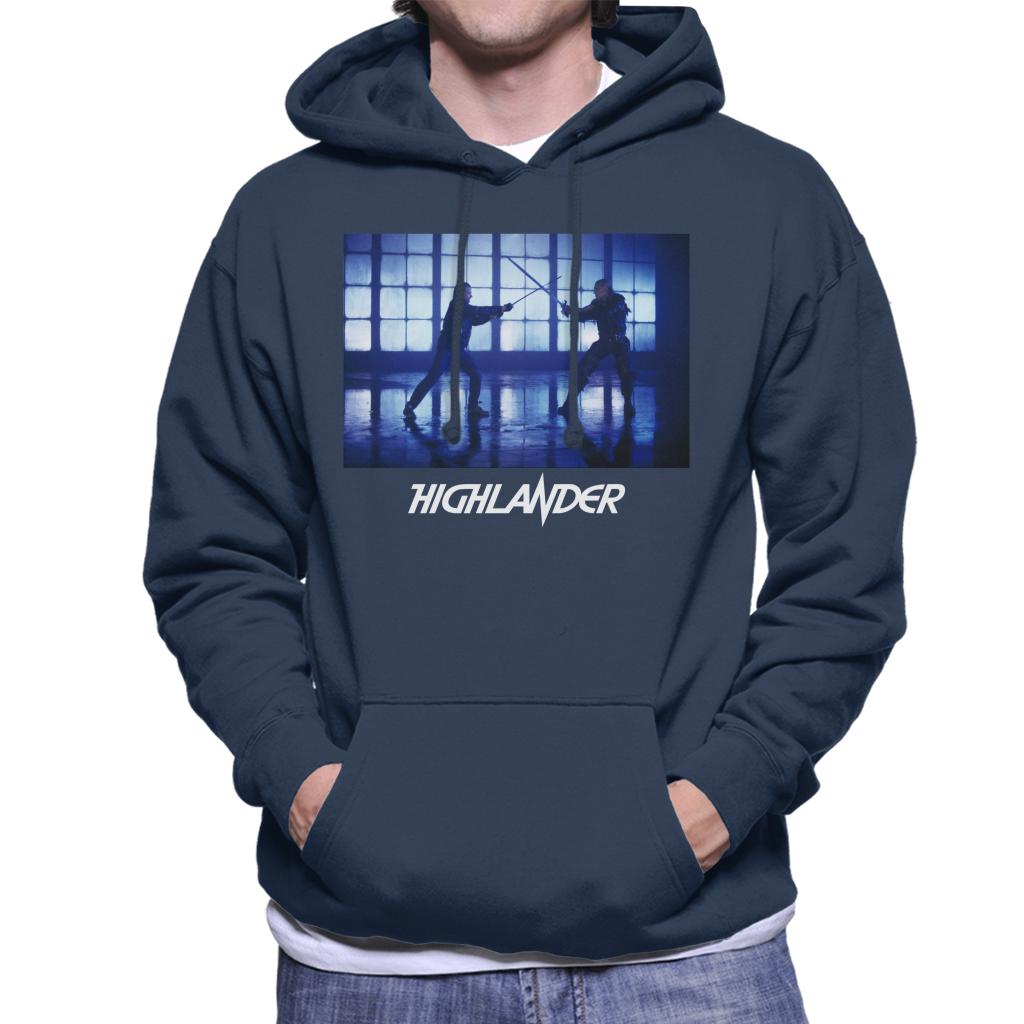 Highlander 1986 Immortals Clash Swords Men's Hooded Sweatshirt-ALL + EVERY