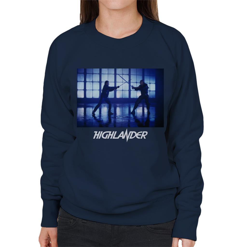 Highlander 1986 Immortals Clash Swords Women's Sweatshirt-ALL + EVERY