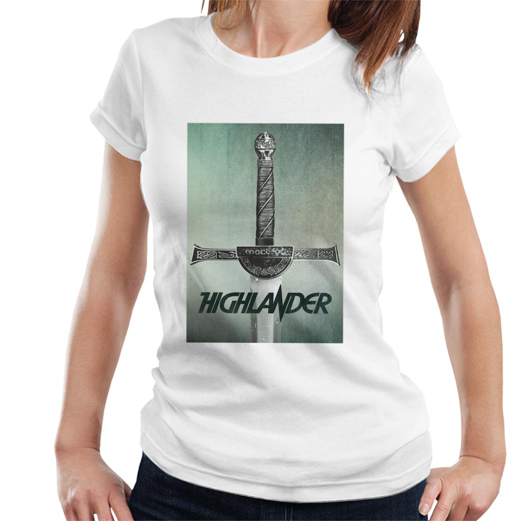 Highlander 1986 Macleod Broadsword Women's T-Shirt-ALL + EVERY