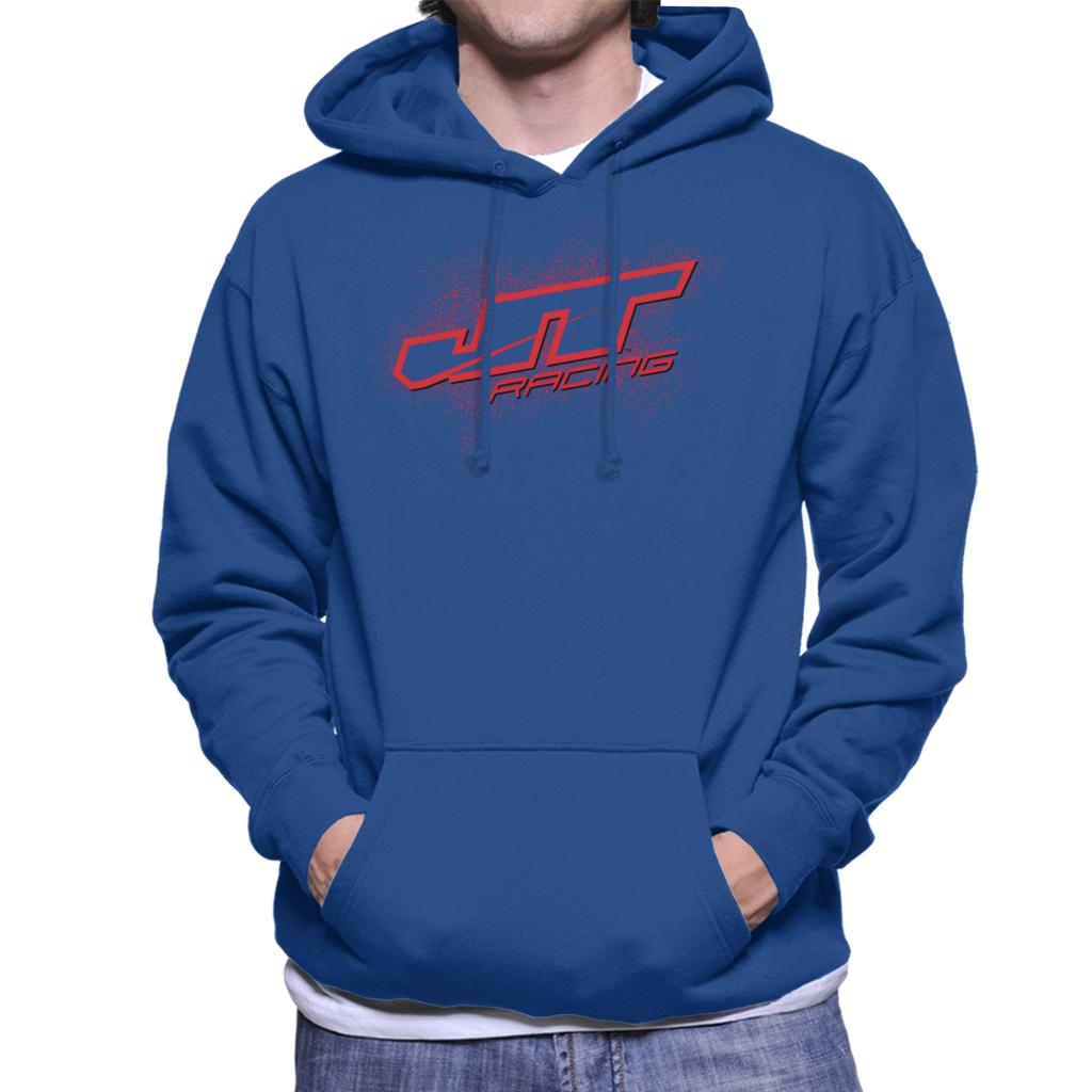 JT Racing Red Splatter Logo Men's Hooded Sweatshirt-ALL + EVERY