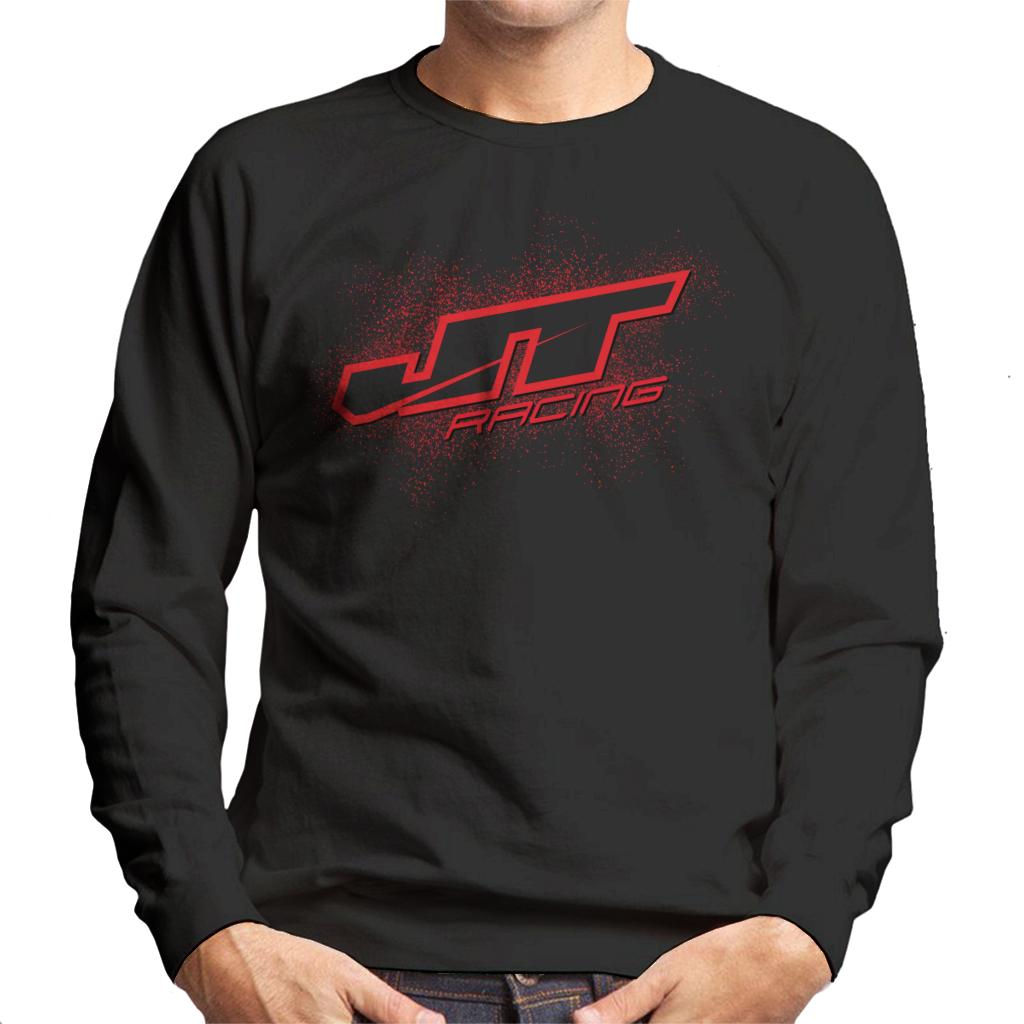 JT Racing Red Splatter Logo Men's Sweatshirt-ALL + EVERY