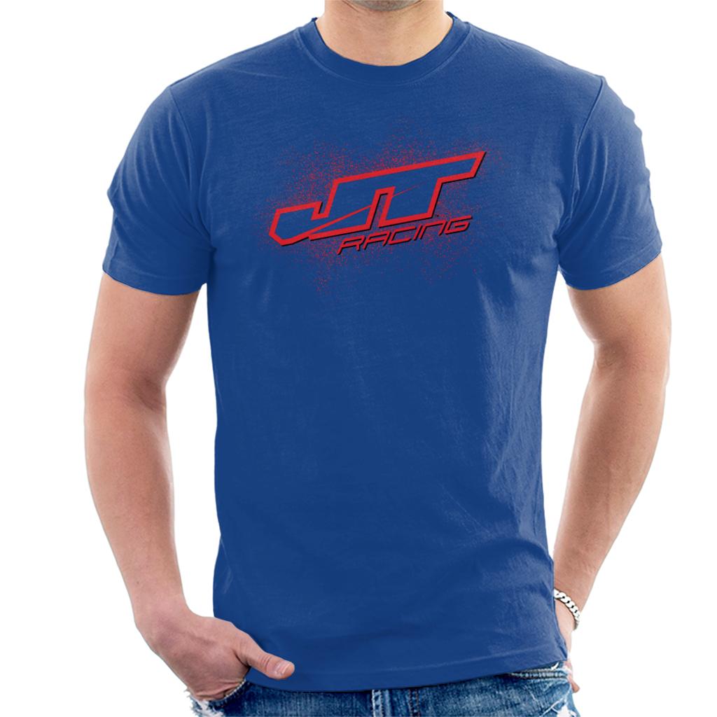 JT Racing Red Splatter Logo Men's T-Shirt-ALL + EVERY