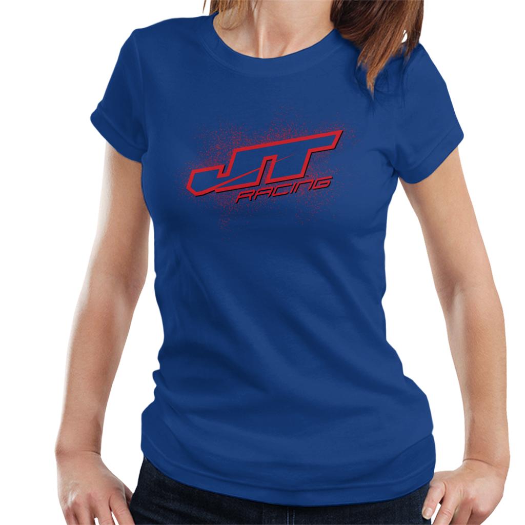 JT Racing Red Splatter Logo Women's T-Shirt-ALL + EVERY