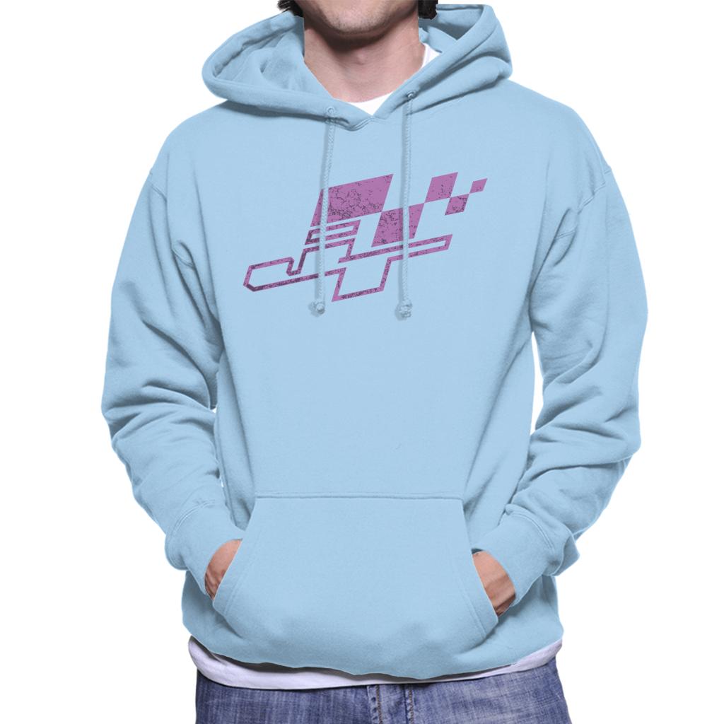 JT Racing Purple Logo Men's Hooded Sweatshirt-ALL + EVERY