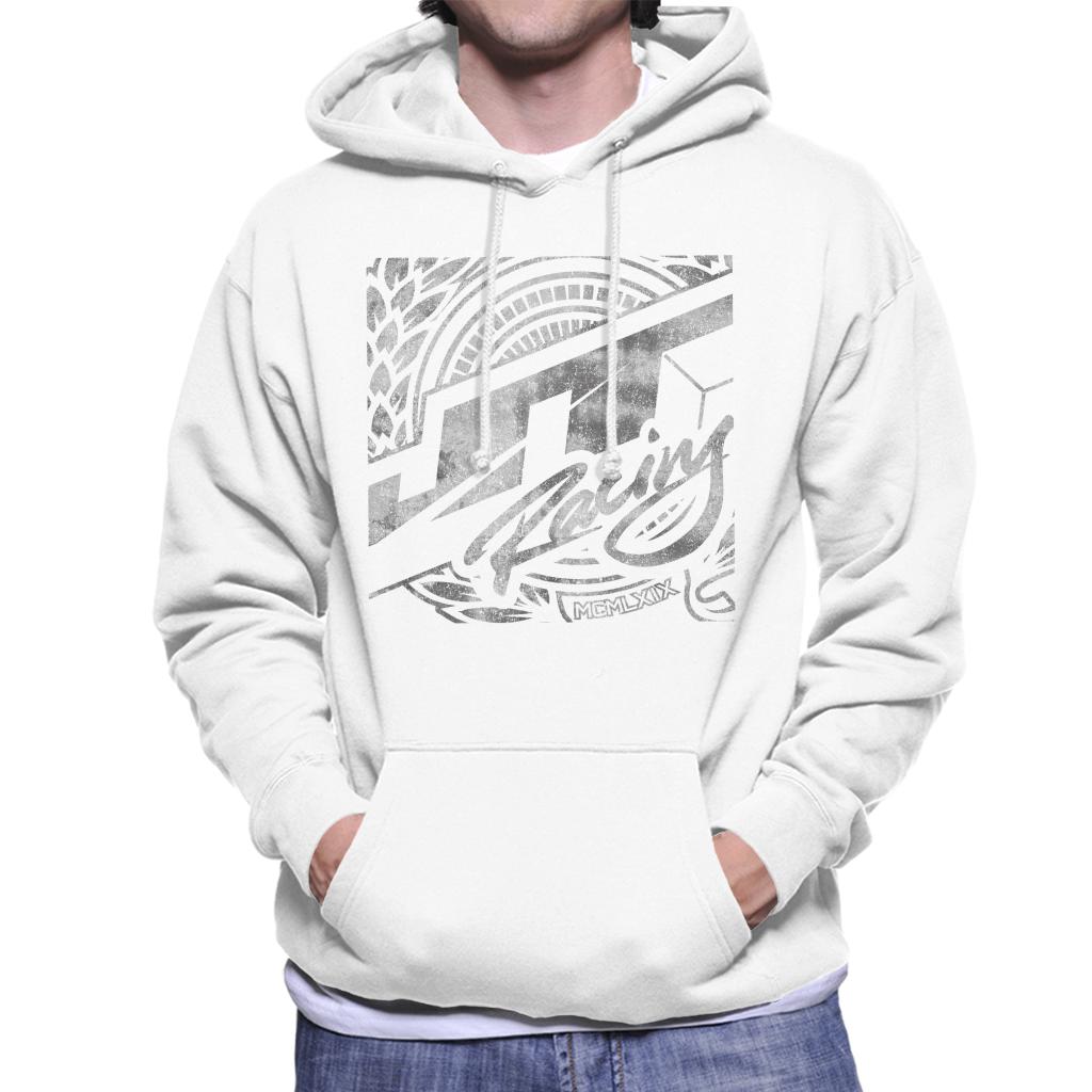 JT Racing 1969 Silver Logo Men's Hooded Sweatshirt-ALL + EVERY