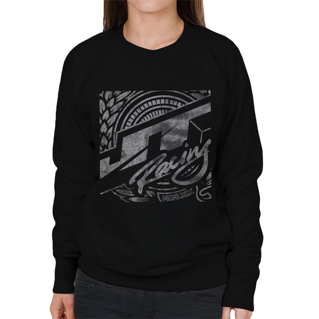 JT Racing 1969 Silver Logo Women's Sweatshirt-ALL + EVERY