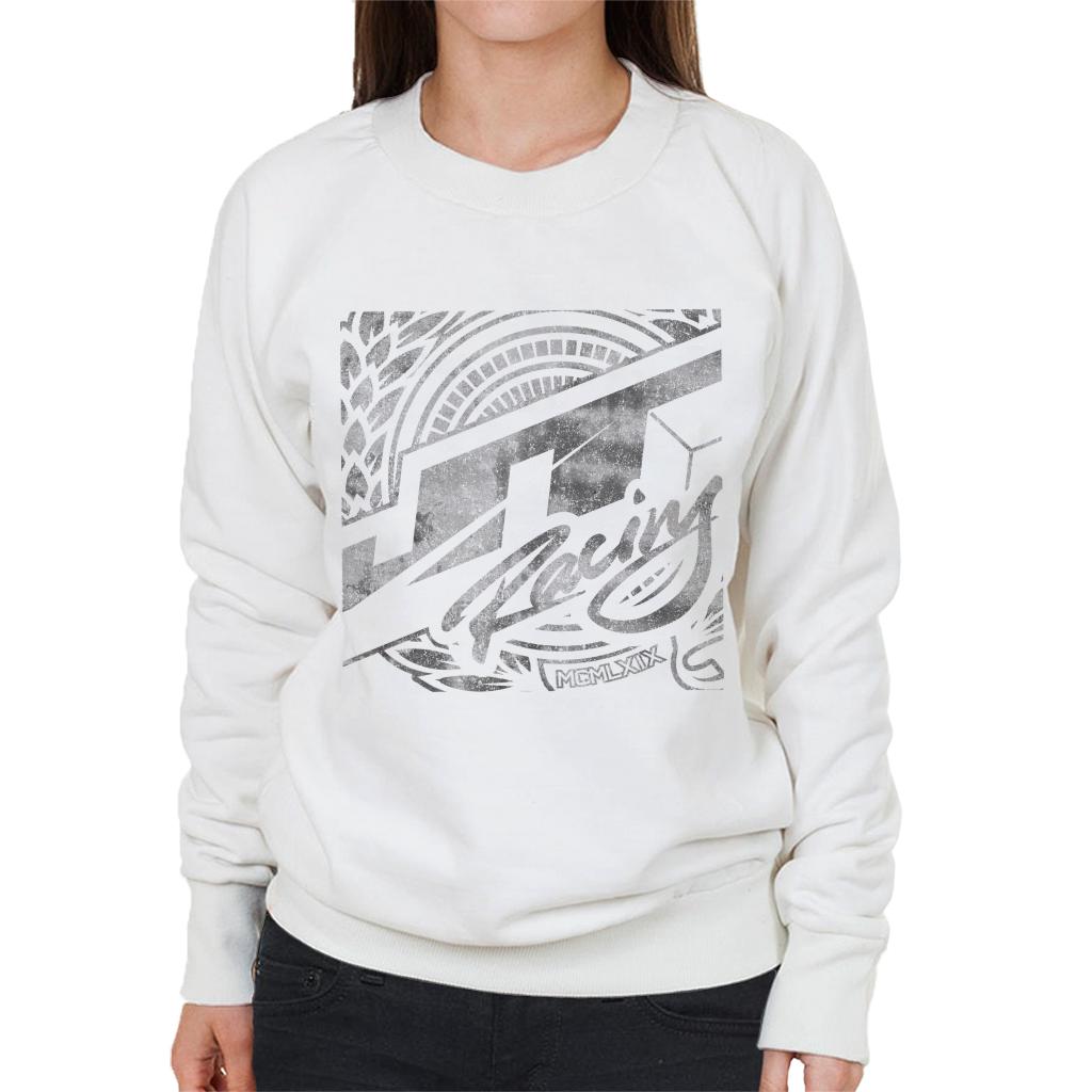 JT Racing 1969 Silver Logo Women's Sweatshirt-ALL + EVERY