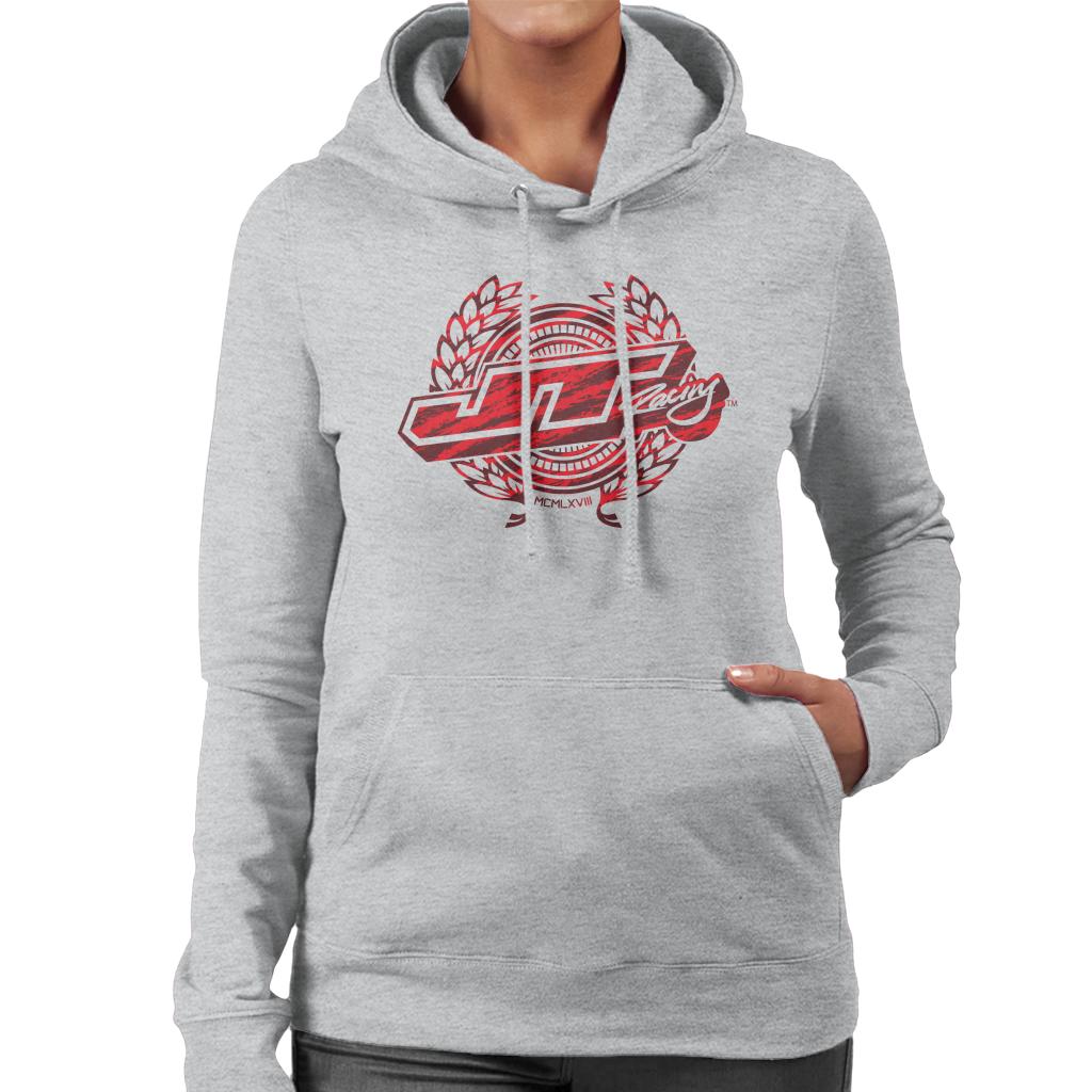 JT Racing 1969 Red Logo Women's Hooded Sweatshirt-ALL + EVERY