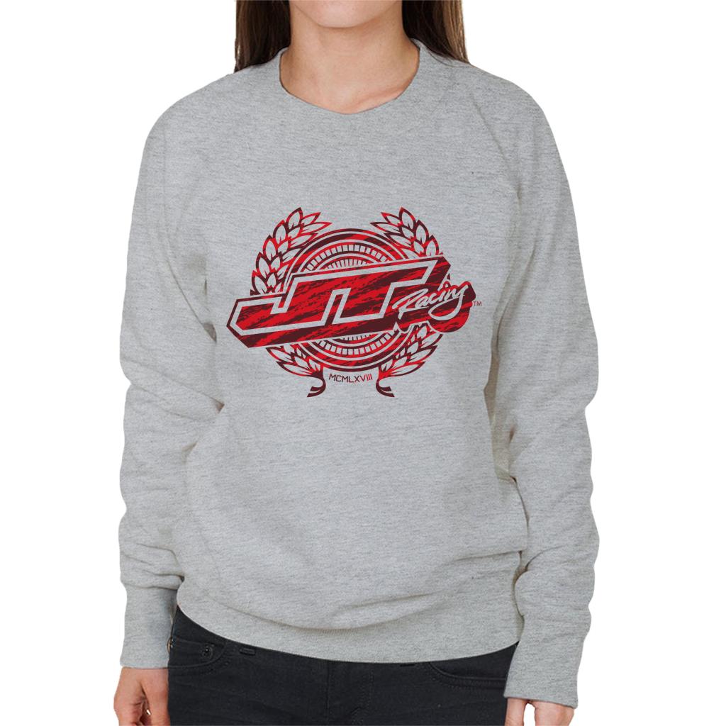 JT Racing 1969 Red Logo Women's Sweatshirt-ALL + EVERY