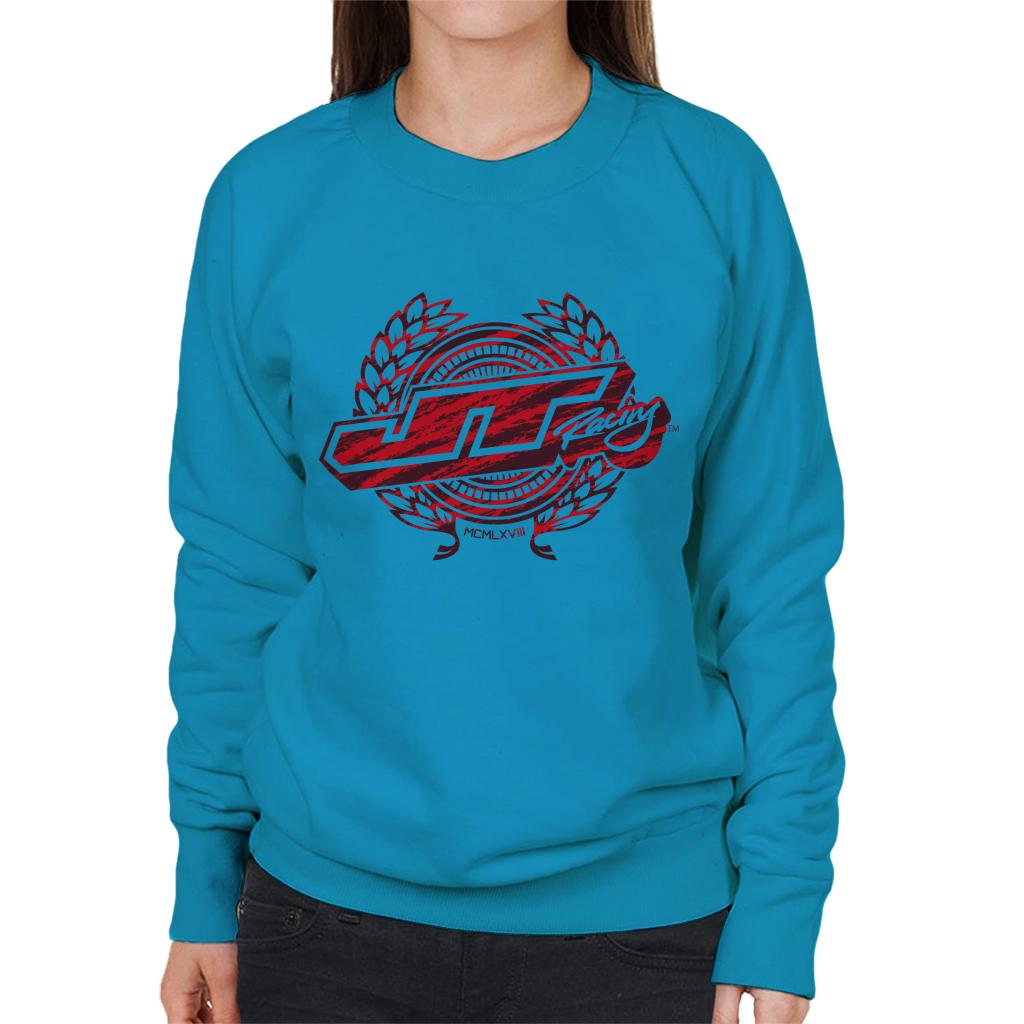 JT Racing 1969 Red Logo Women's Sweatshirt-ALL + EVERY