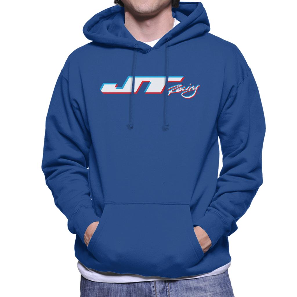 JT Racing 3D Logo Men's Hooded Sweatshirt-ALL + EVERY