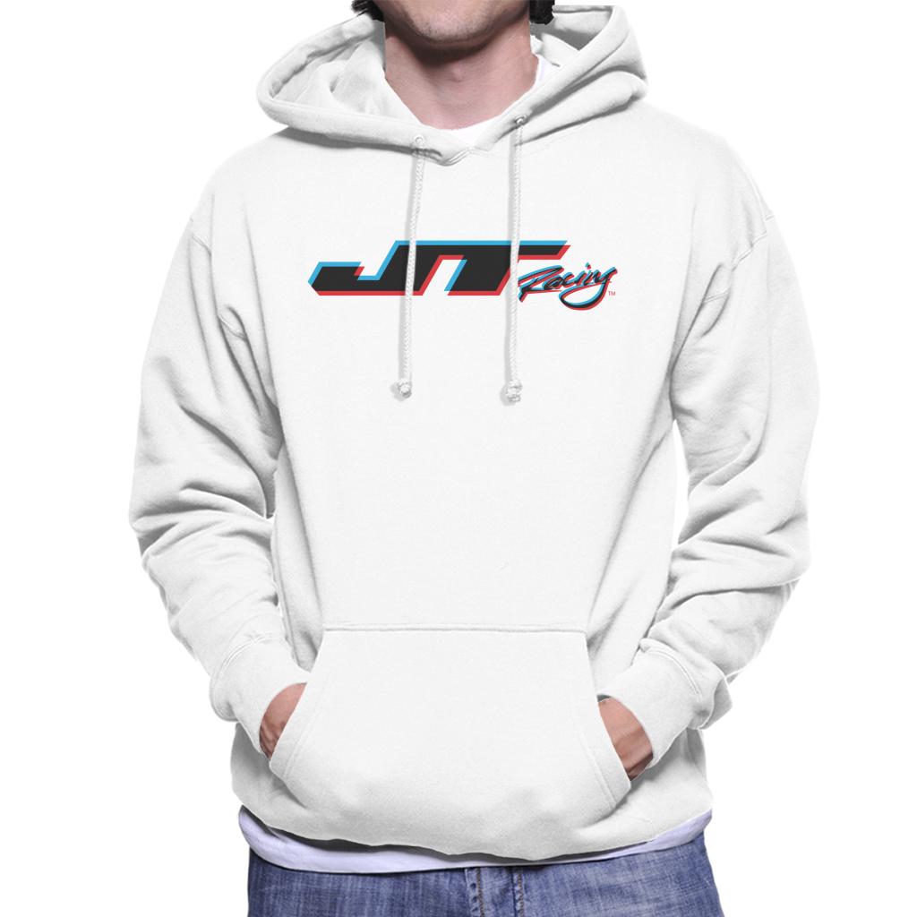 JT Racing 3D Black Logo Men's Hooded Sweatshirt-ALL + EVERY