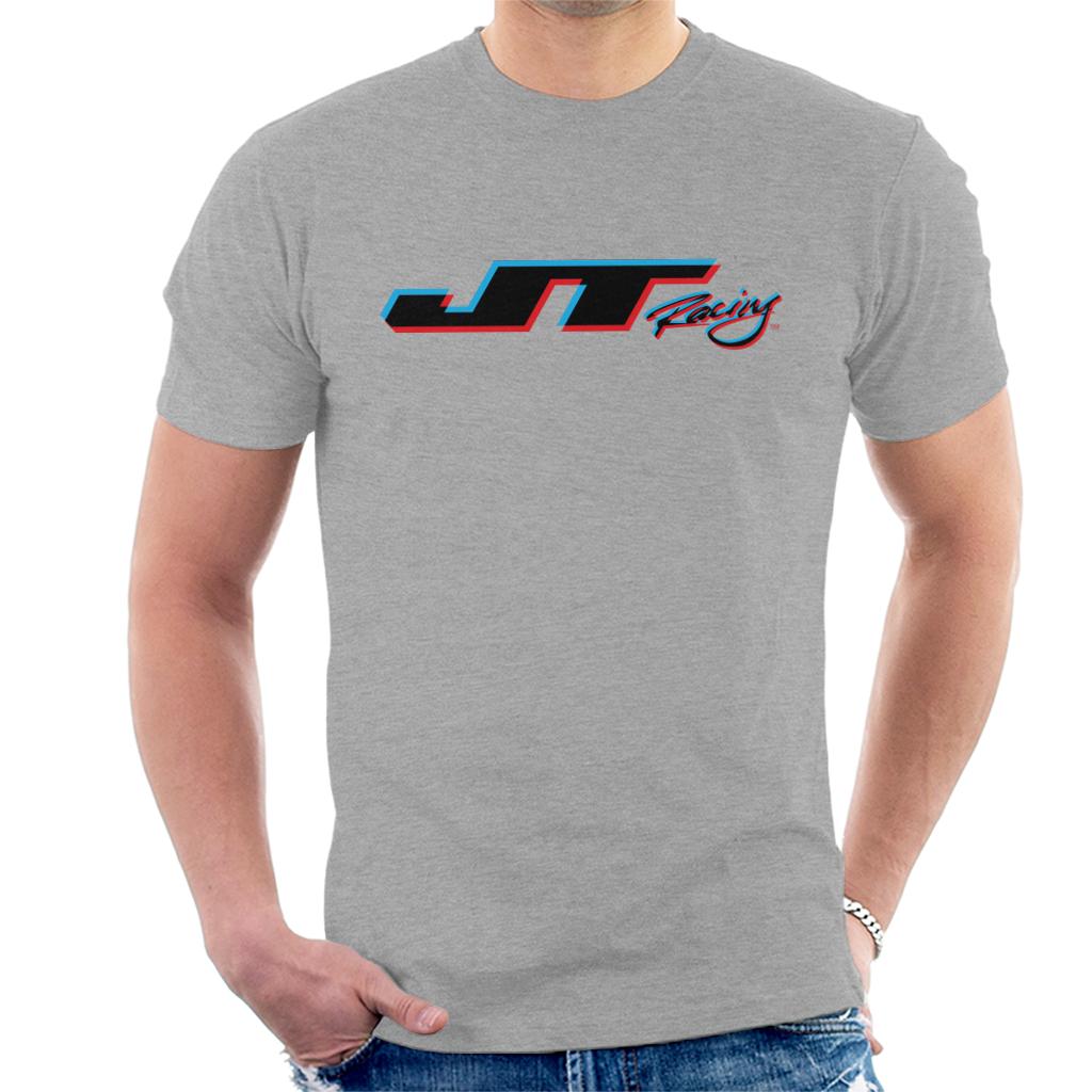 JT Racing 3D Black Logo Men's T-Shirt-ALL + EVERY