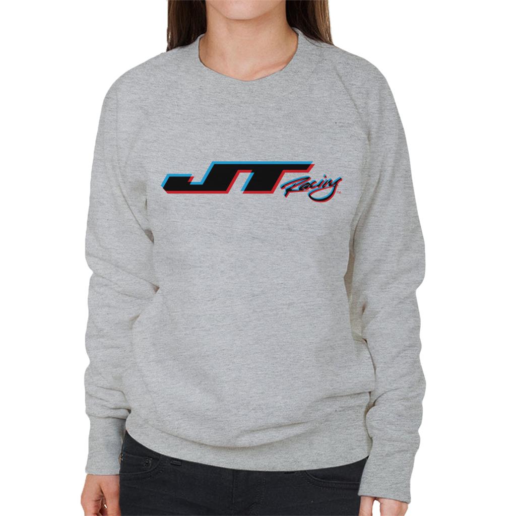 JT Racing 3D Black Logo Women's Sweatshirt-ALL + EVERY