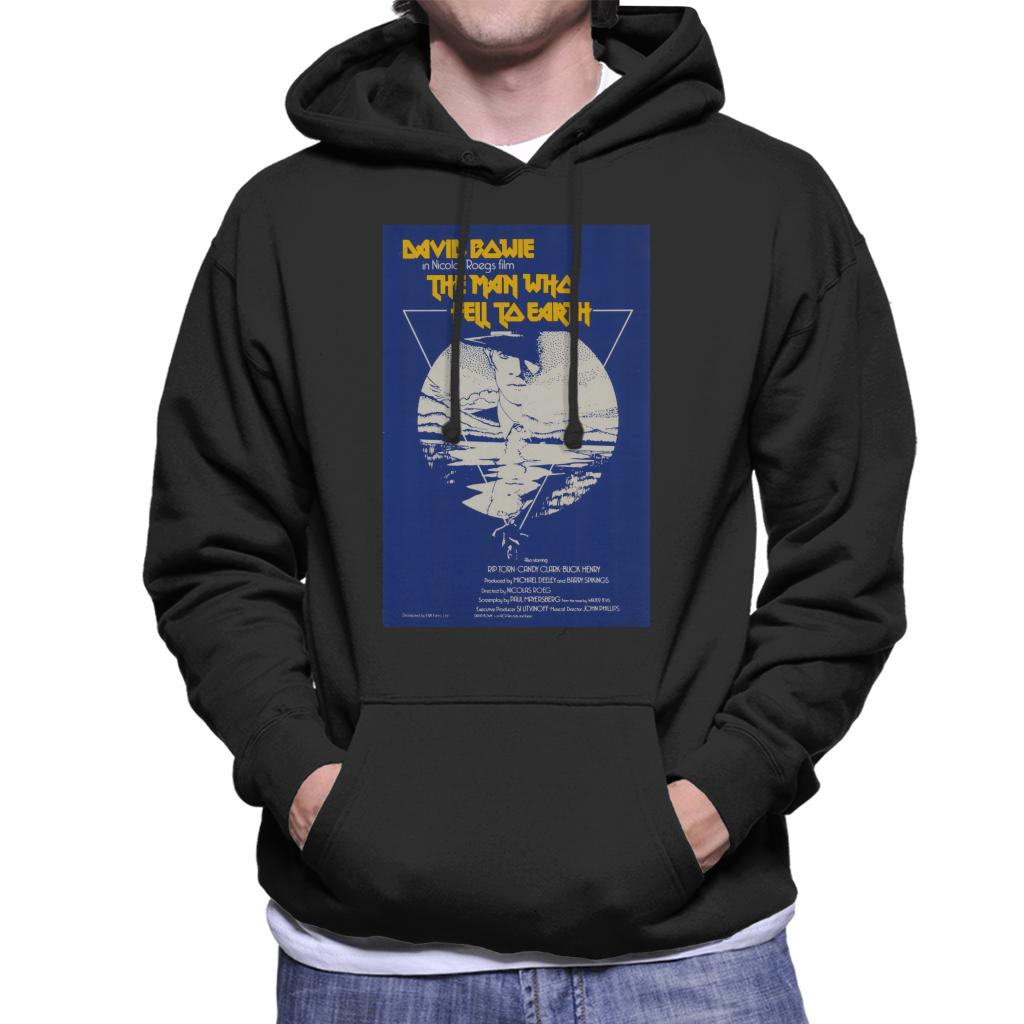 The Man Who Fell To Earth A Nicolas Roegs Film Men's Hooded Sweatshirt-ALL + EVERY