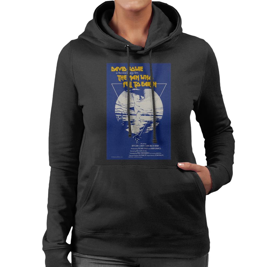 The Man Who Fell To Earth A Nicolas Roegs Film Women's Hooded Sweatshirt-ALL + EVERY