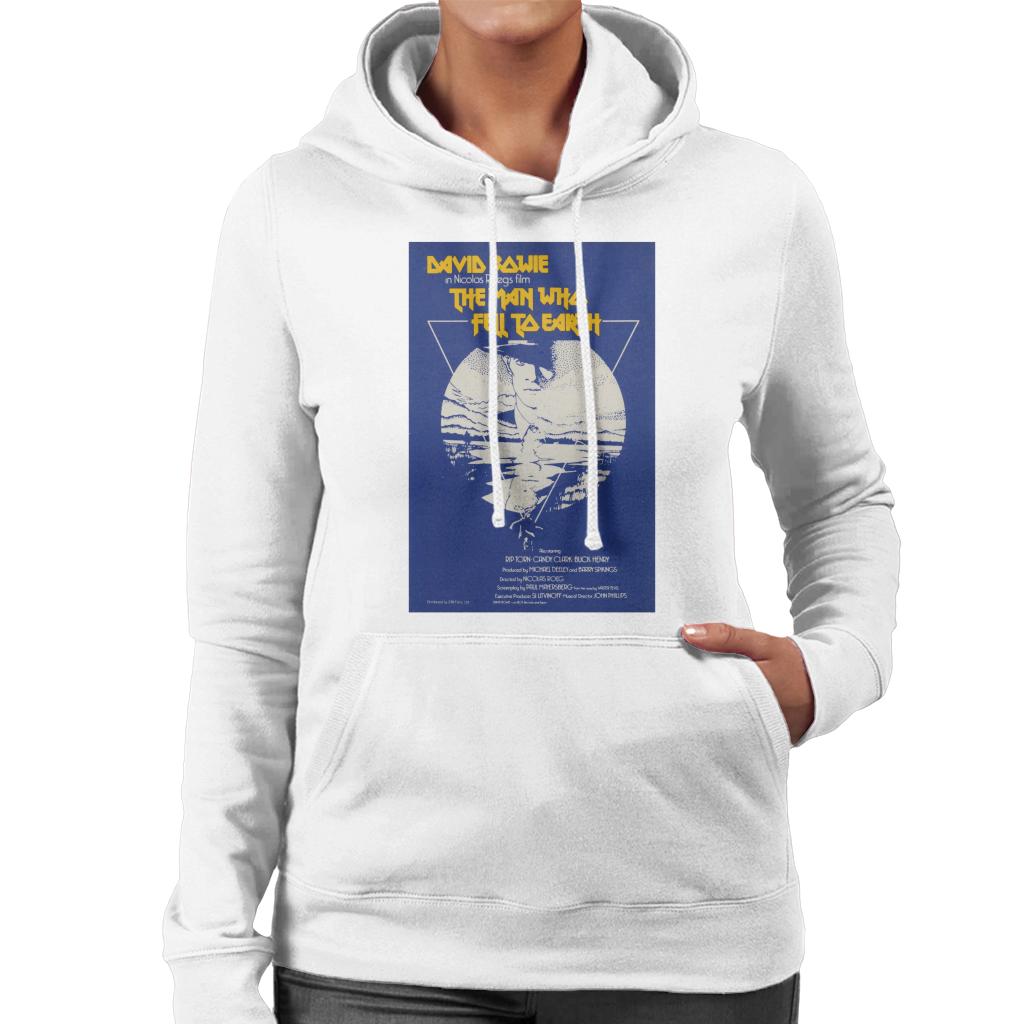 The Man Who Fell To Earth A Nicolas Roegs Film Women's Hooded Sweatshirt-ALL + EVERY