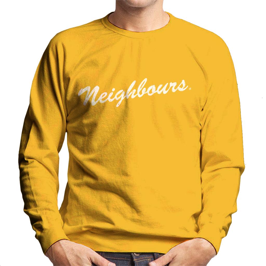 Neighbours White Logo Men's Sweatshirt-ALL + EVERY