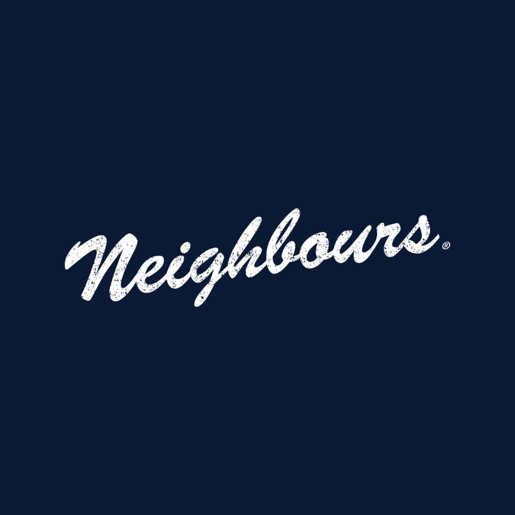 Neighbours White Logo Men's T-Shirt-ALL + EVERY