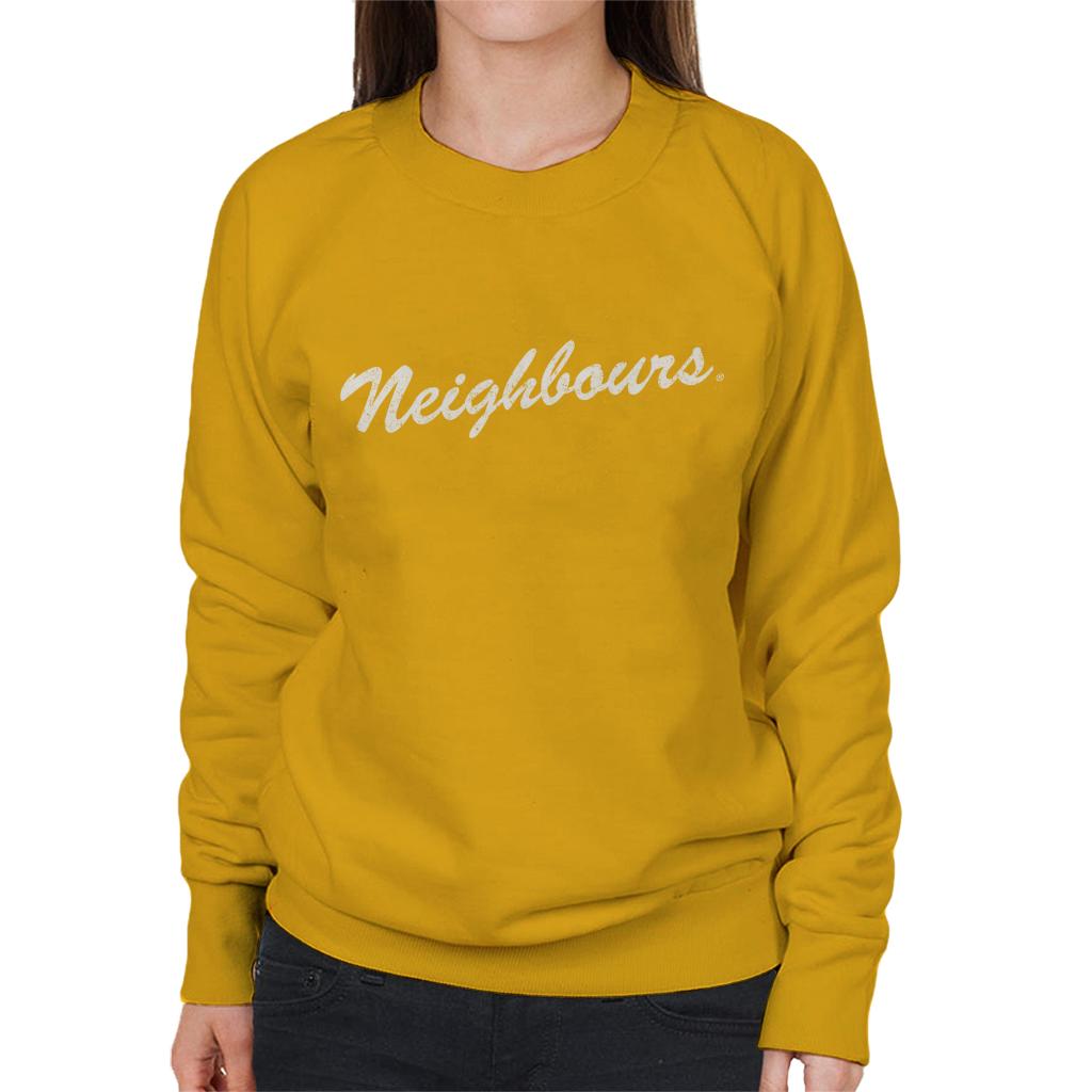 Neighbours White Logo Women's Sweatshirt-ALL + EVERY