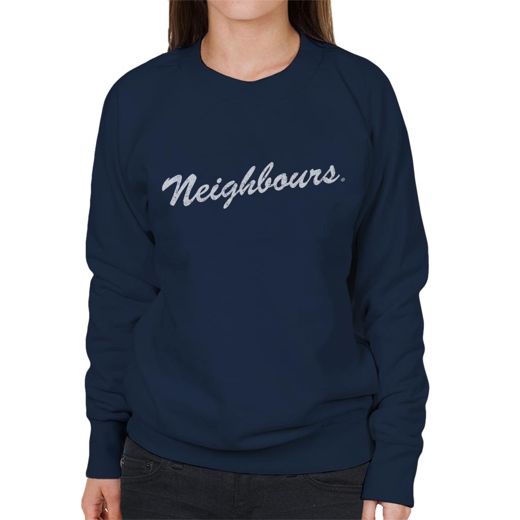 Neighbours White Logo Women's Sweatshirt-ALL + EVERY