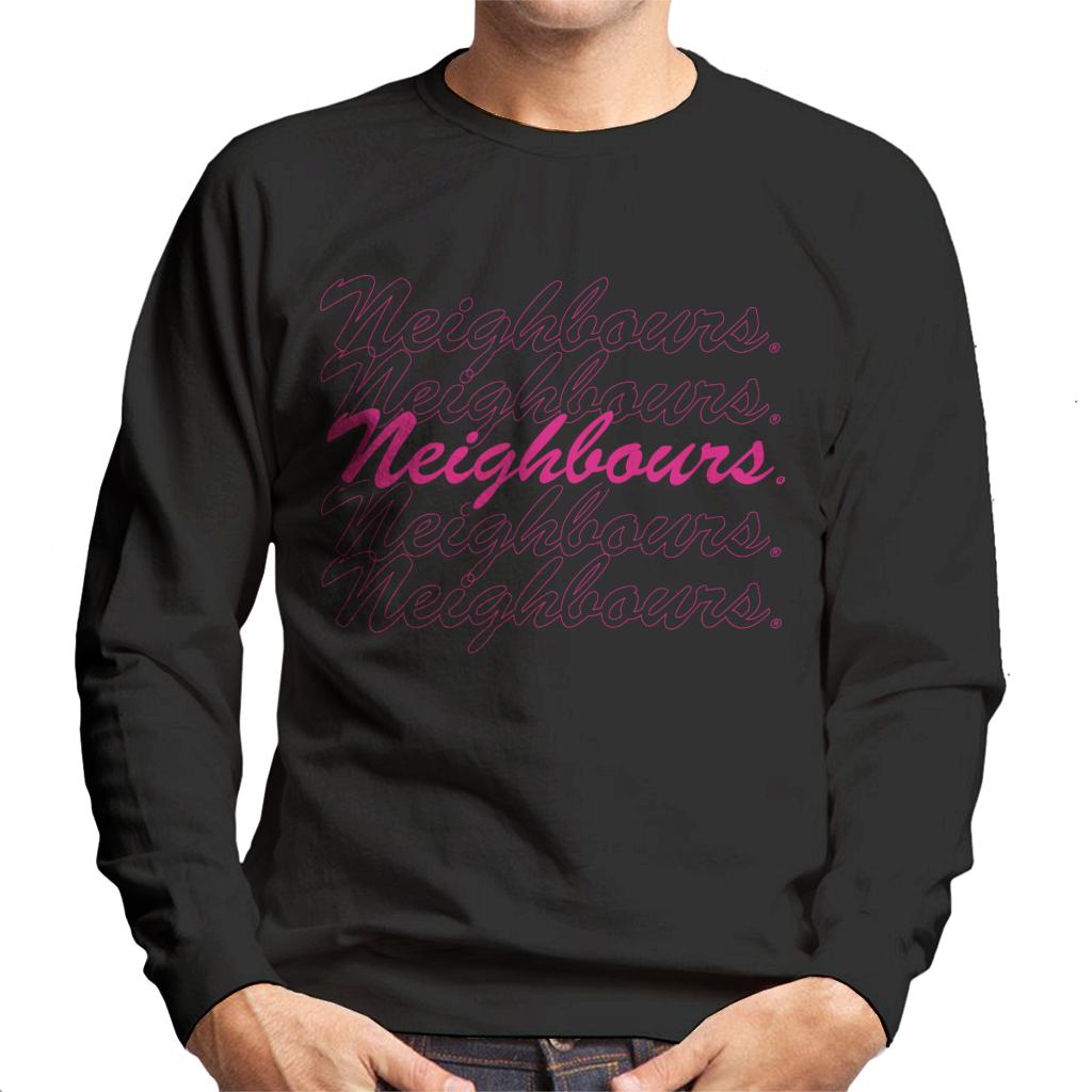 Neighbours Pink Logo Men's Sweatshirt-ALL + EVERY