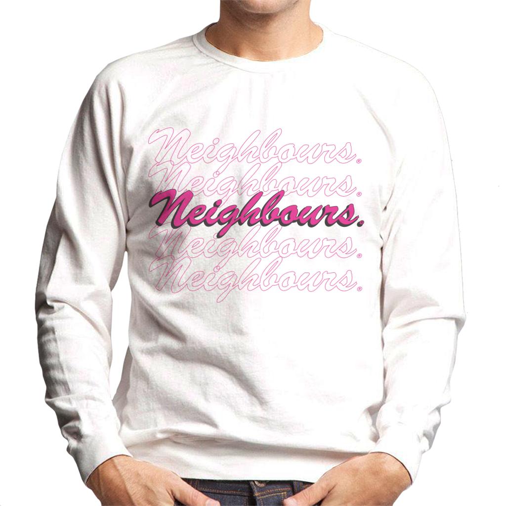 Neighbours Pink Logo Men's Sweatshirt-ALL + EVERY