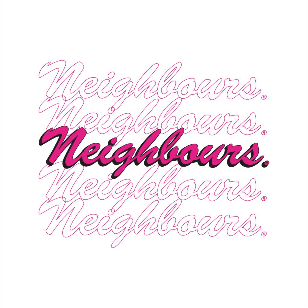 Neighbours Pink Logo Men's T-Shirt-ALL + EVERY