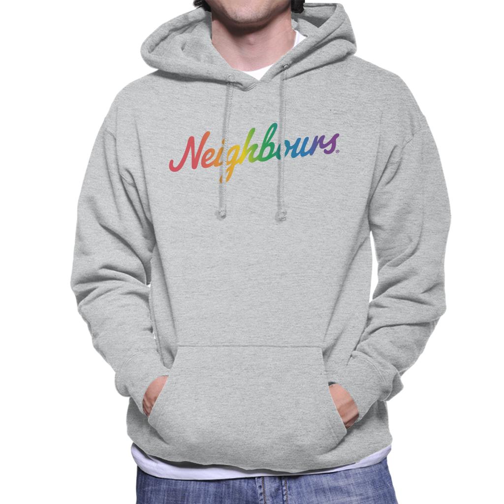 Neighbours Pride Logo Men's Hooded Sweatshirt-ALL + EVERY