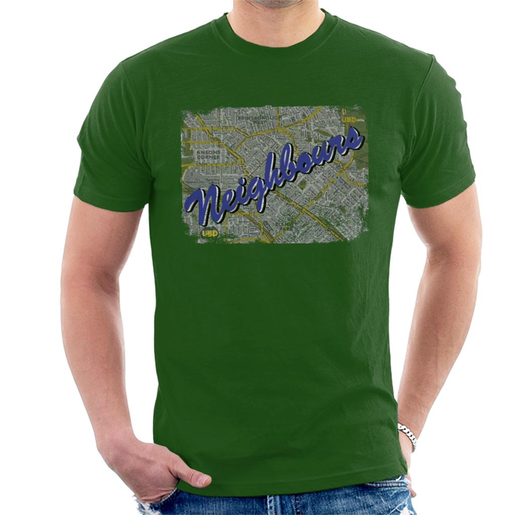 Neighbours 1987 Map Men's T-Shirt-ALL + EVERY