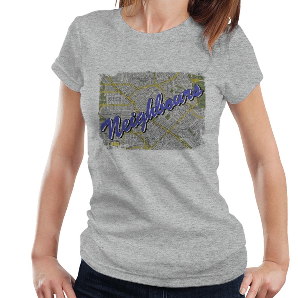 Neighbours 1987 Map Women's T-Shirt-ALL + EVERY