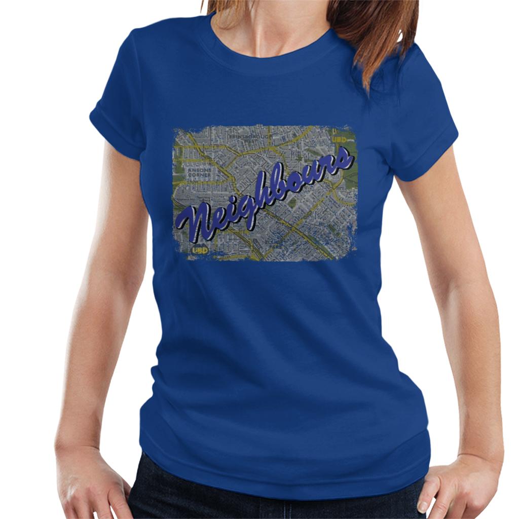 Neighbours 1987 Map Women's T-Shirt-ALL + EVERY