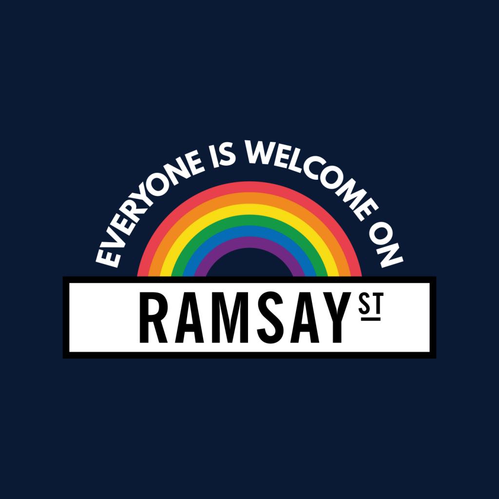 Neighbours Pride Everyone Is Welcome On Ramsay St Women's Sweatshirt-ALL + EVERY