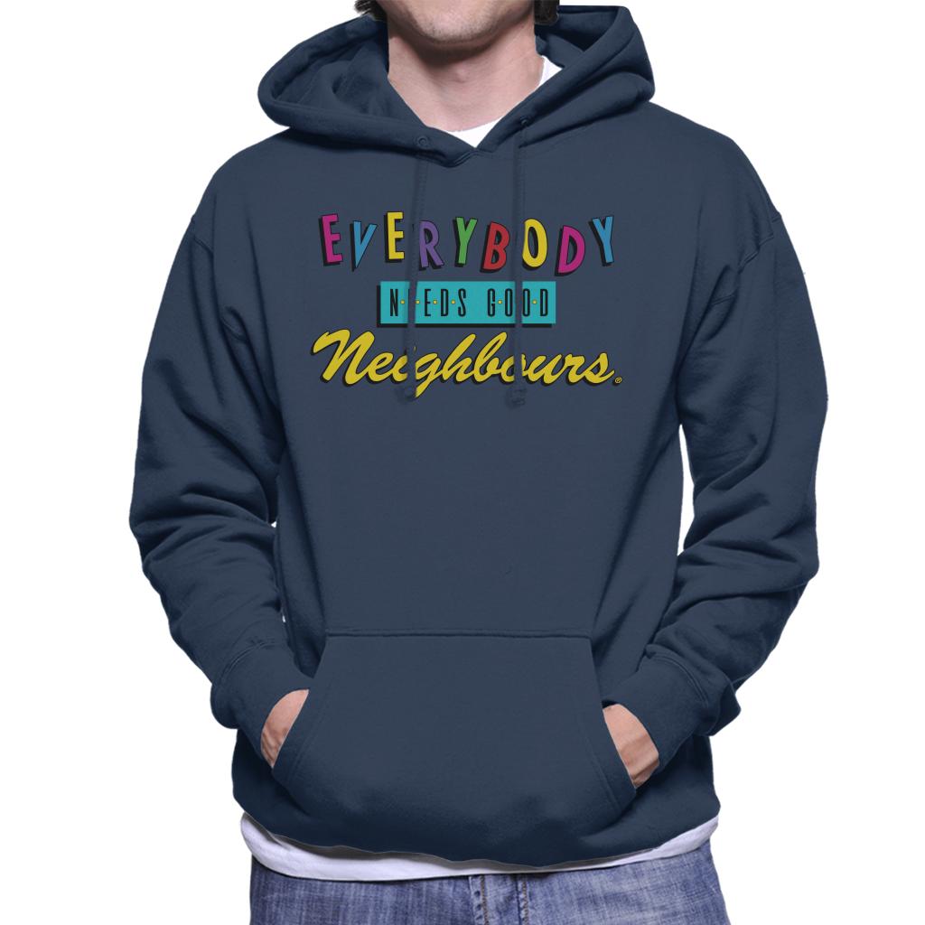 Neighbours Everybody Needs Good Theme Song Men's Hooded Sweatshirt-ALL + EVERY