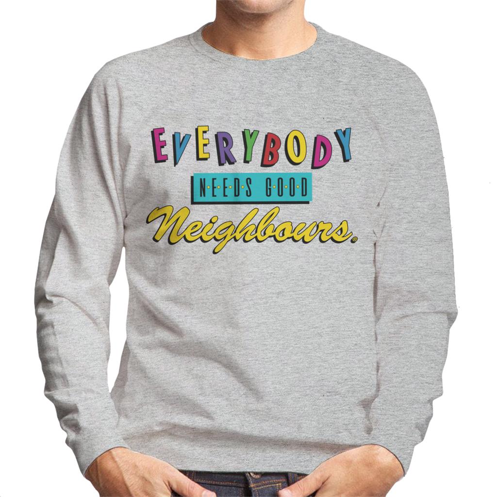 Neighbours Everybody Needs Good Theme Song Men's Sweatshirt-ALL + EVERY