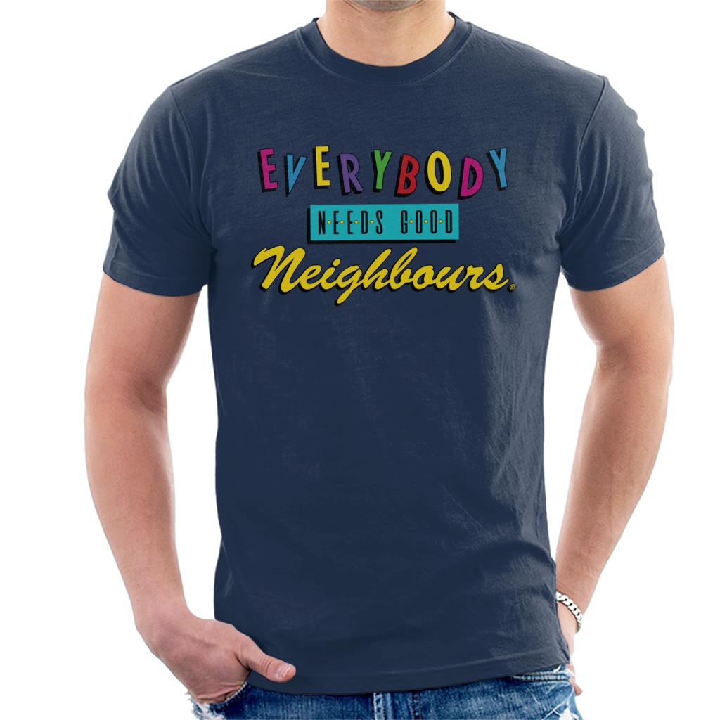 Neighbours Everybody Needs Good Theme Song Men's T-Shirt-ALL + EVERY