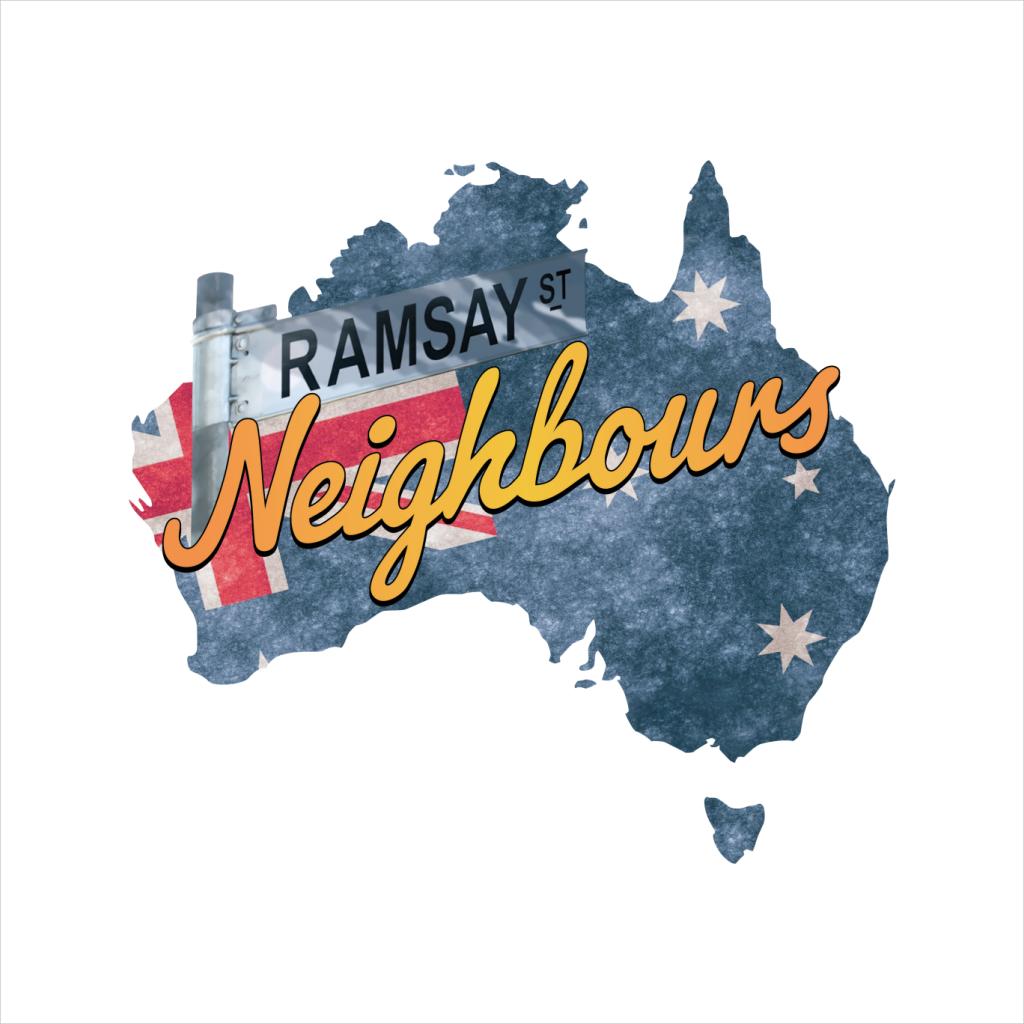 Neighbours Ramsay St Australian Flag Men's Sweatshirt-ALL + EVERY