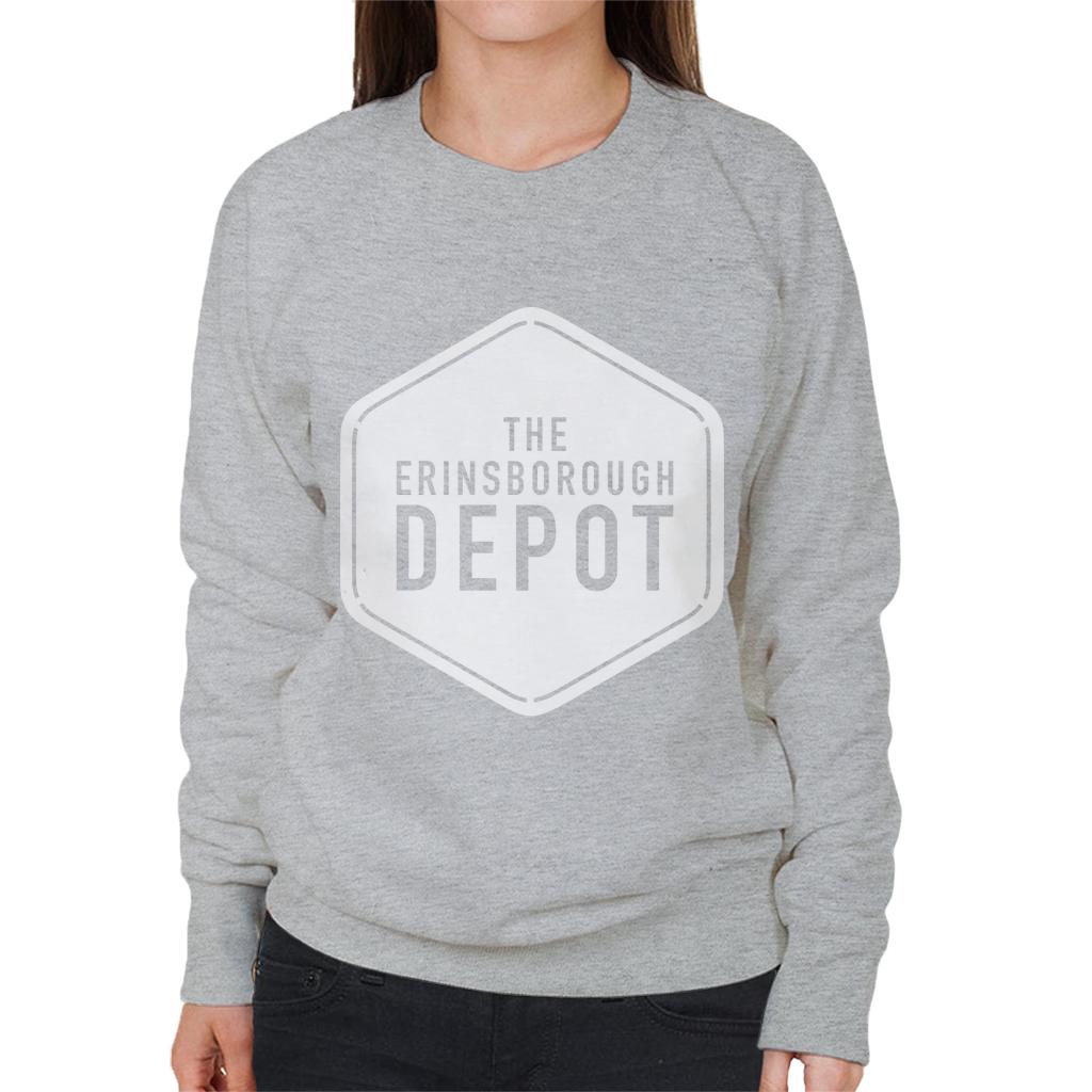 Neighbours The Erinsborough Depot White Logo Women's Sweatshirt-ALL + EVERY