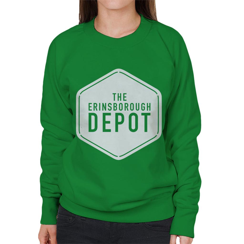 Neighbours The Erinsborough Depot White Logo Women's Sweatshirt-ALL + EVERY