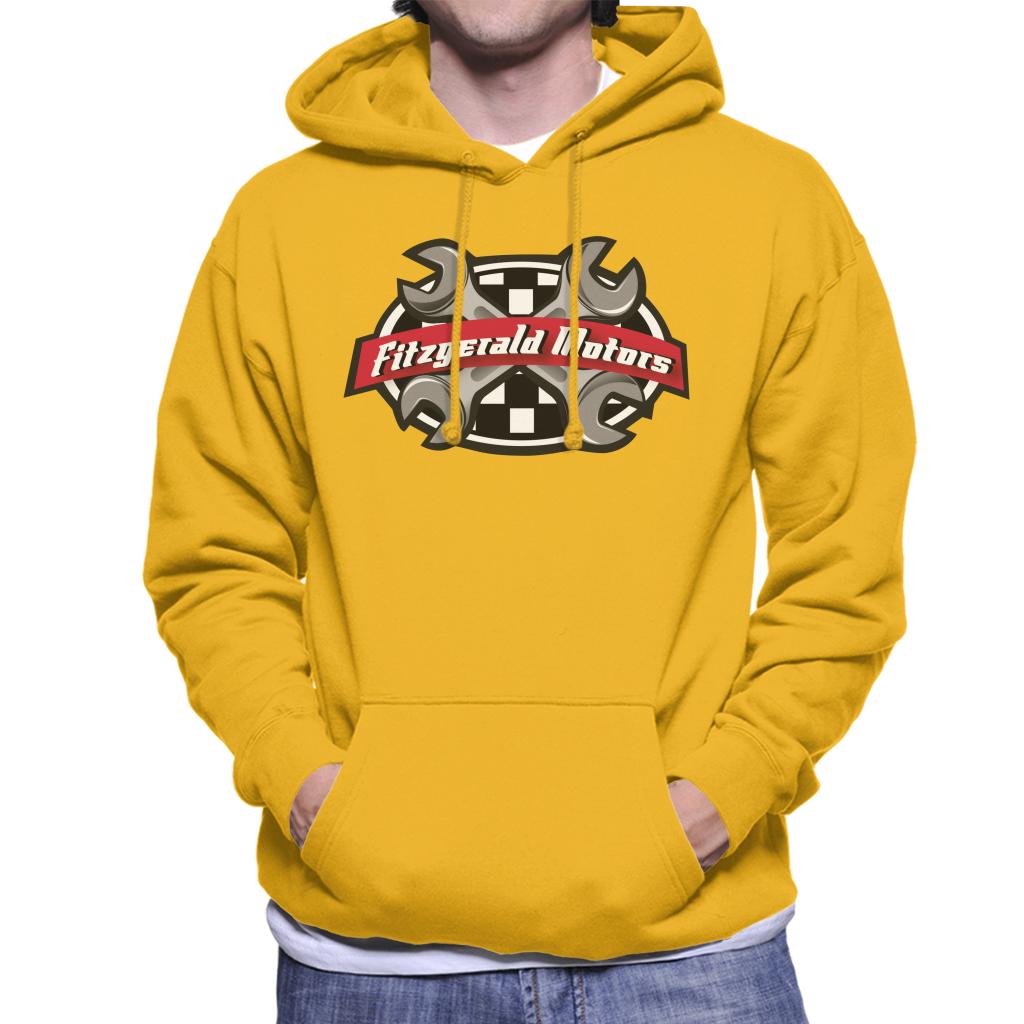 Neighbours Fitzgerald Motors Logo Men's Hooded Sweatshirt-ALL + EVERY