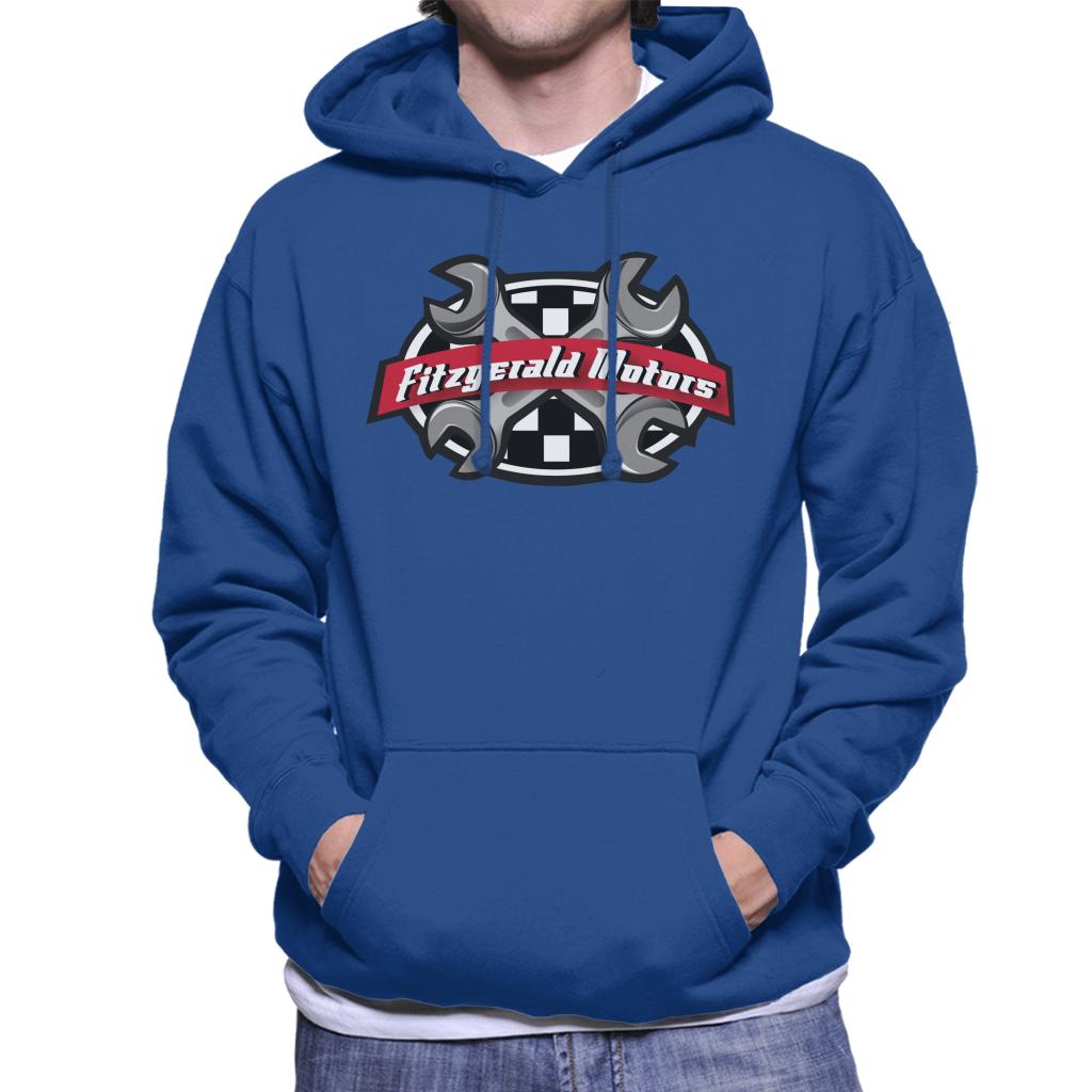 Neighbours Fitzgerald Motors Logo Men's Hooded Sweatshirt-ALL + EVERY