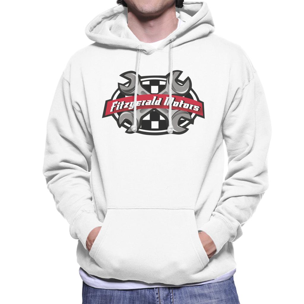 Neighbours Fitzgerald Motors Logo Men's Hooded Sweatshirt-ALL + EVERY