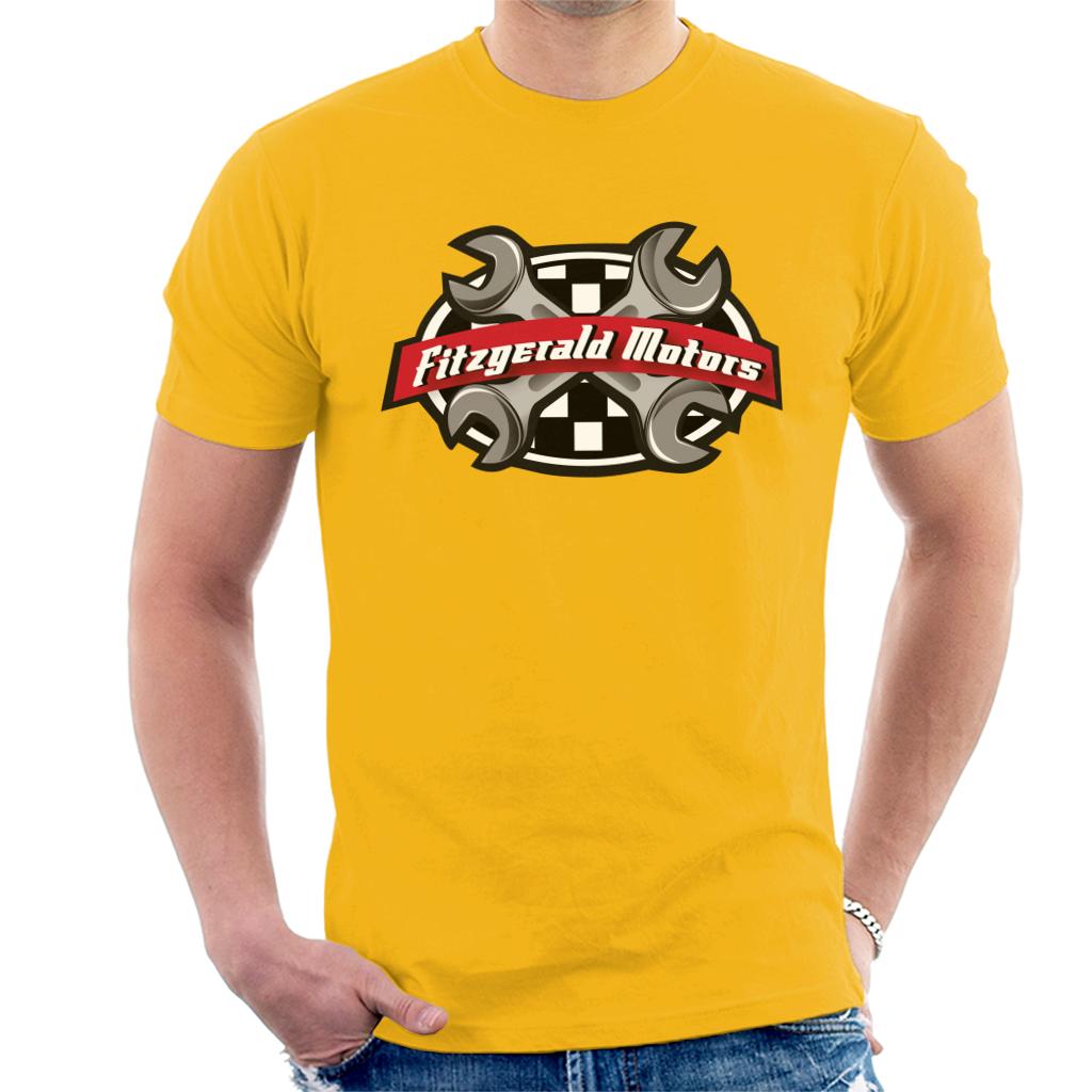 Neighbours Fitzgerald Motors Logo Men's T-Shirt-ALL + EVERY