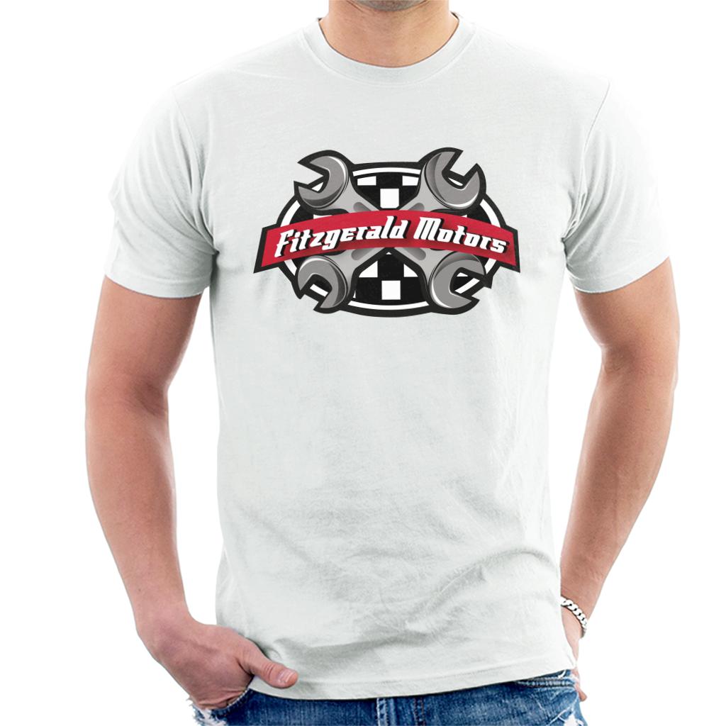 Neighbours Fitzgerald Motors Logo Men's T-Shirt-ALL + EVERY