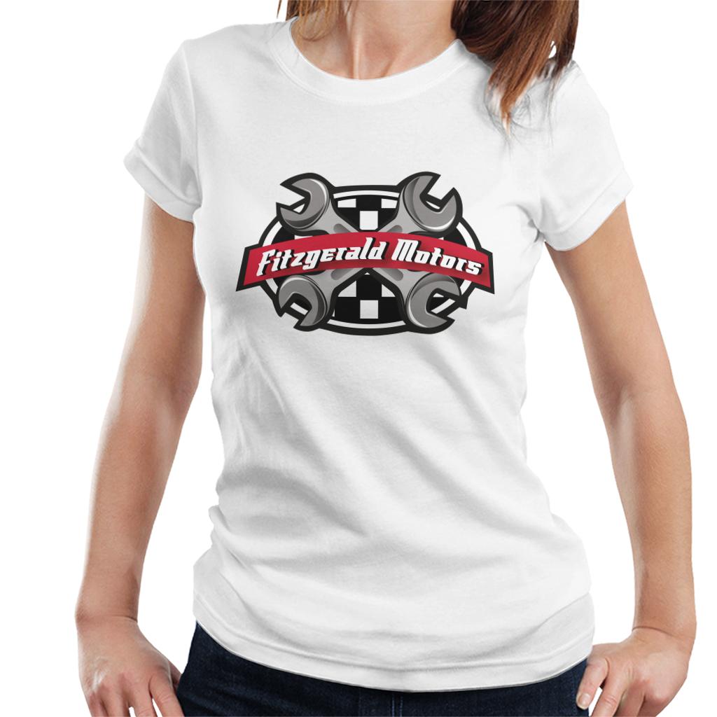 Neighbours Fitzgerald Motors Logo Women's T-Shirt-ALL + EVERY